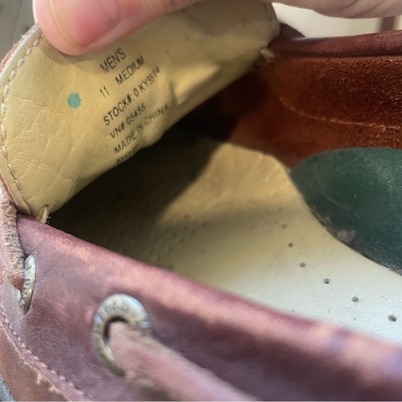 LL Bean Camp Moc Handsewn Moccasins Boat Shoe Leather 05455 Mens Size 11 Brown - Picture 9 of 9